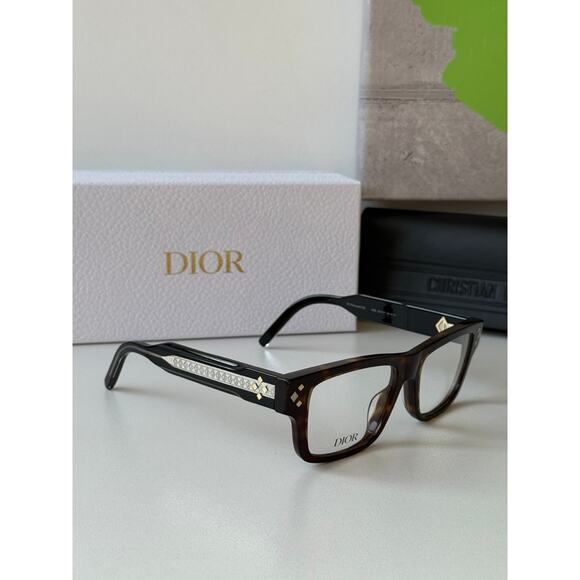Copied - NEW Dior CD DiamondO S3I Eyeglasses Frames in Brown $640 - Picture 5 of 8